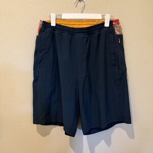 Birddogs Mens Bathing Suit Swim Shorts Board Shorts XXL Long Blue Floral